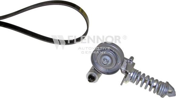 Flennor F915PK1205 - Jeu de courroies trapézoïdales à nervures droxauto.com