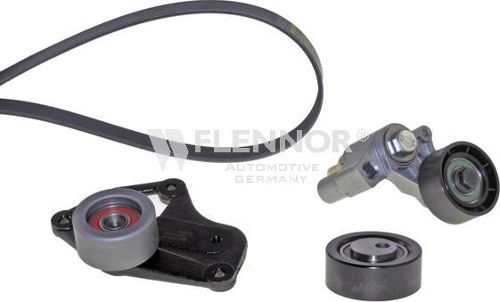 Flennor F916PK1725 - Jeu de courroies trapézoïdales à nervures droxauto.com