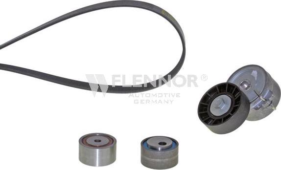 Flennor F926PK1453 - Jeu de courroies trapézoïdales à nervures droxauto.com