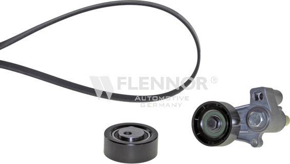 Flennor F926PK1740 - Jeu de courroies trapézoïdales à nervures droxauto.com