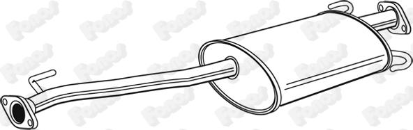 Fonos 614556 - Silencieux central droxauto.com