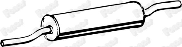 Fonos 616999 - Silencieux arrière droxauto.com