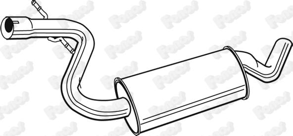 Fonos 616473 - Silencieux central droxauto.com