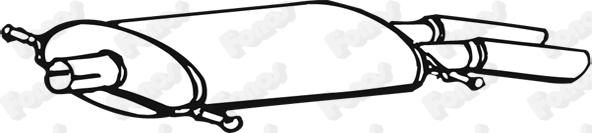 Fonos 616859 - Silencieux arrière droxauto.com