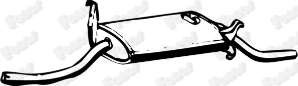 Fonos 61624 - Silencieux arrière droxauto.com