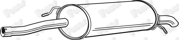 Fonos 613716 - Silencieux arrière droxauto.com