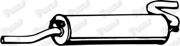 Fonos 05929 - Silencieux arrière droxauto.com