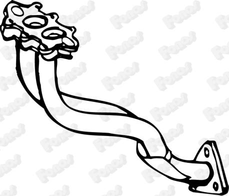 Fonos 03132 - Tuyau d'échappement droxauto.com