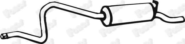 Fonos 02321 - Silencieux arrière droxauto.com