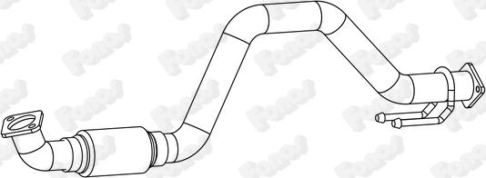 Fonos 10848 - Tuyau d'échappement droxauto.com