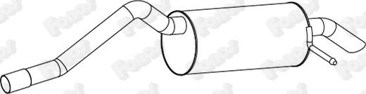 Fonos 25228 - Silencieux arrière droxauto.com