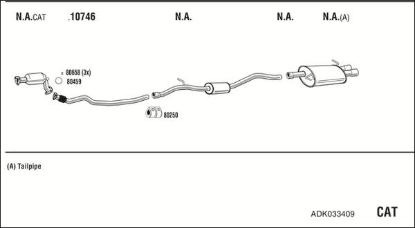 Fonos ADK033409 - Échappement droxauto.com