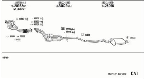 Fonos BWK014680B - Échappement droxauto.com
