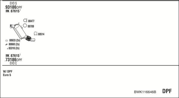 Fonos BWK116646B - Échappement droxauto.com