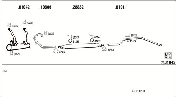 Fonos CI11010 - Échappement droxauto.com