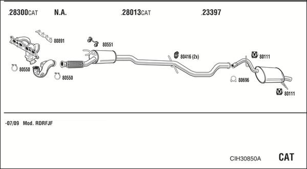 Fonos CIH30850A - Échappement droxauto.com