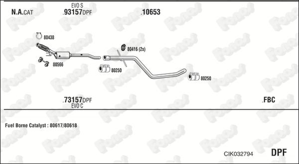Fonos CIK032794 - Échappement droxauto.com