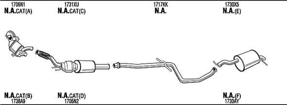 Fonos CIK024502A - Échappement droxauto.com