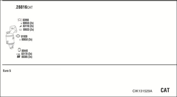 Fonos CIK131529A - Échappement droxauto.com