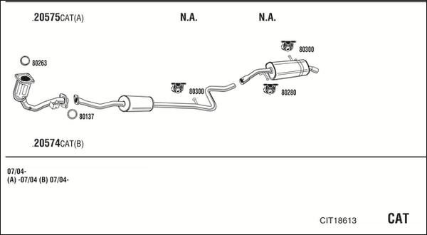 Fonos CIT18613 - Échappement droxauto.com