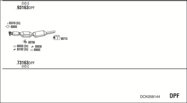 Fonos DCK058144 - Échappement droxauto.com