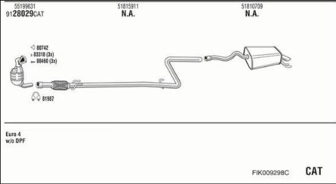 Fonos FIK009298C - Échappement droxauto.com