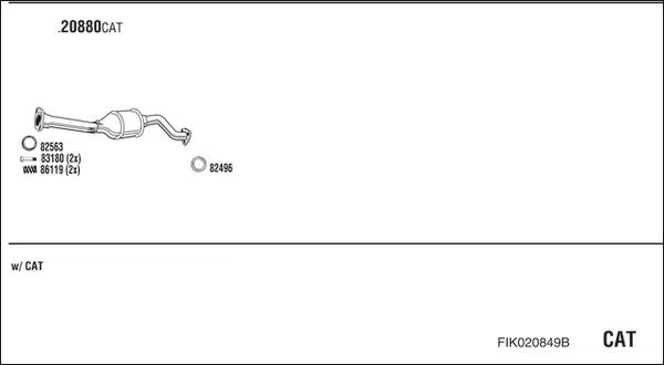 Fonos FIK020849B - Échappement droxauto.com