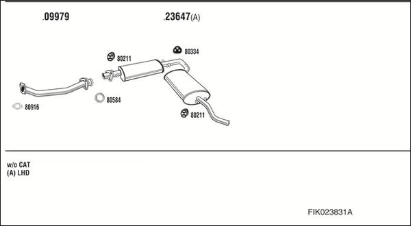 Fonos FIK023831A - Échappement droxauto.com