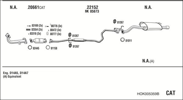 Fonos HOK005359B - Échappement droxauto.com