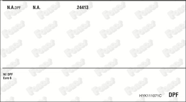 Fonos HYK111071C - Échappement droxauto.com