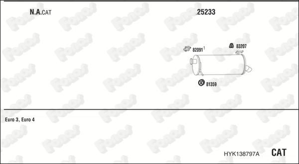 Fonos HYK138797A - Échappement droxauto.com