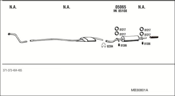 Fonos MB30801A - Échappement droxauto.com