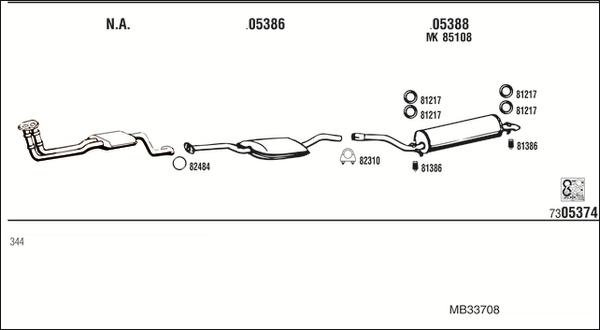 Fonos MB33708 - Échappement droxauto.com