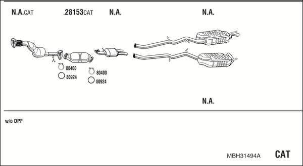 Fonos MBH31494A - Échappement droxauto.com