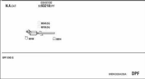 Fonos MBK059428A - Échappement droxauto.com