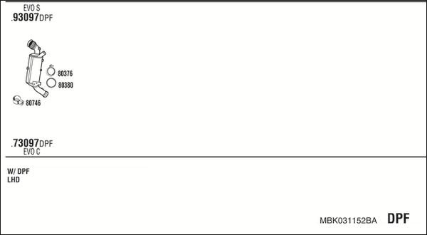 Fonos MBK031152BA - Échappement droxauto.com