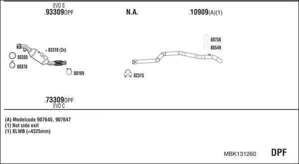 Fonos MBK131260 - Échappement droxauto.com