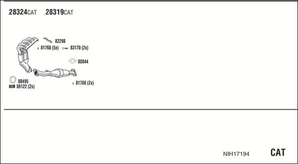 Fonos NIH17194 - Échappement droxauto.com
