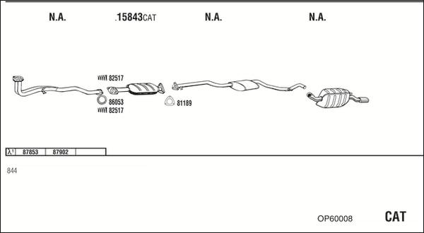 Fonos OP60008 - Échappement droxauto.com
