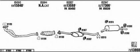 Fonos OP73116 - Échappement droxauto.com