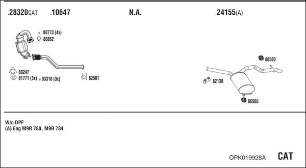 Fonos OPK019928A - Échappement droxauto.com