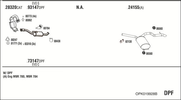 Fonos OPK019928B - Échappement droxauto.com
