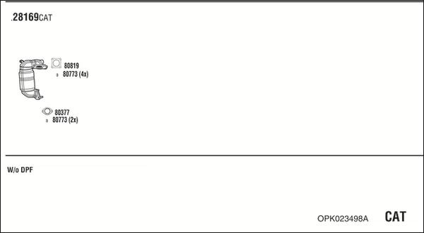 Fonos OPK023498A - Échappement droxauto.com