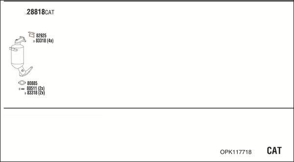 Fonos OPK117718 - Échappement droxauto.com