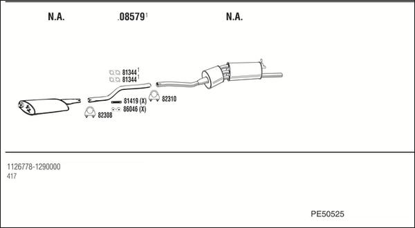 Fonos PE50525 - Échappement droxauto.com