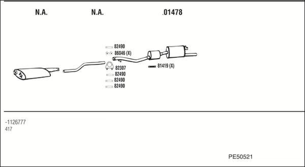 Fonos PE50521 - Échappement droxauto.com