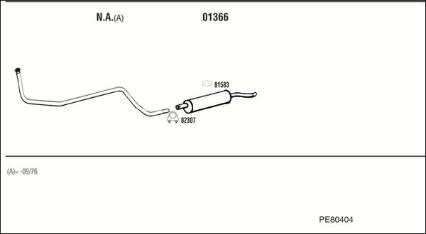 Fonos PE80404 - Échappement droxauto.com