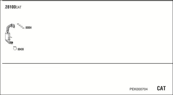 Fonos PEK000704 - Échappement droxauto.com