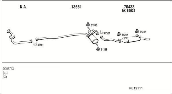 Fonos RE19111 - Échappement droxauto.com