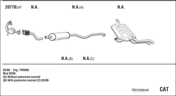 Fonos REH26648 - Échappement droxauto.com